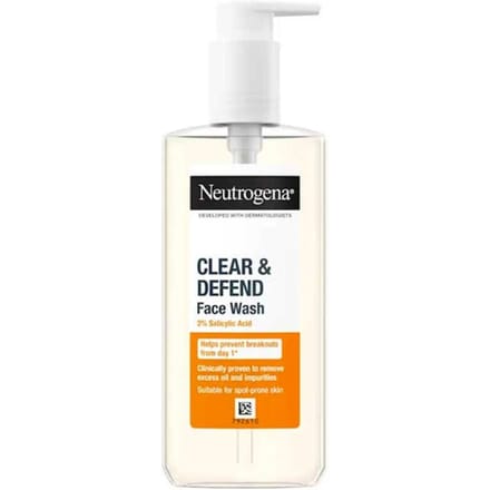 Neutrogena Clear &amp; Defend Facial Wash 200 ml