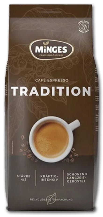 Minges - Espresso Tradition Bonen - 8 x 1kg