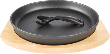 Grill Guru - Iron Cooking Plate - Holder - Ijzeren Kookplaat - Houder - ø 25cm