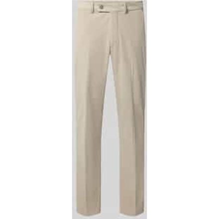 straight fit broek in cord-look