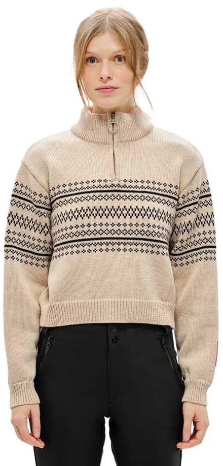 The Mountain Studio Ski Sweatshirt Beige L Vrouw