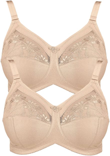 2-pack comfort-BH zonder beugel Safina