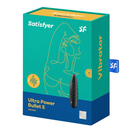 Satisfyer, minivibrator, 'Ultra Power Bullet 5', 10 cm, waterdicht, oplaadbaar, medische siliconen