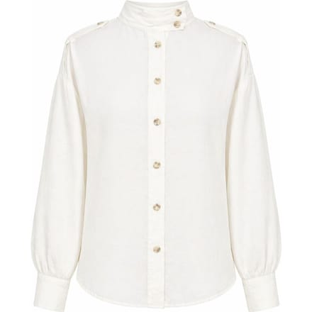Mandarijnkraag Knopsluiting Casual Shirt
