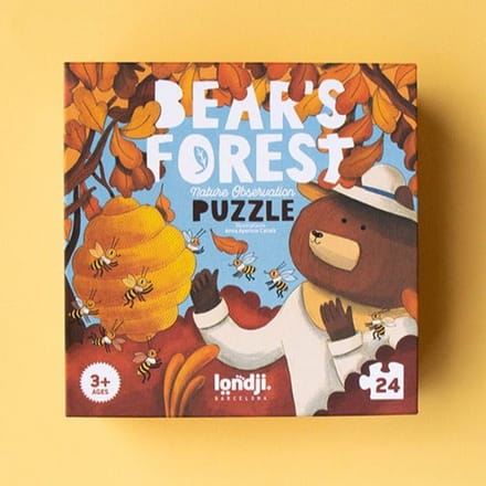LONDJI puzzel bear's forest 3jr+ / 24 stks