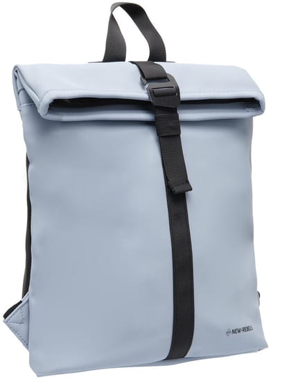 New Rebels Mart Waterafstotende  Rolltop Rugzak - Medium - Licht Blauw
