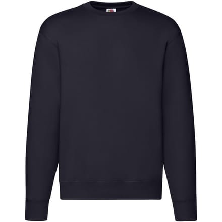 Fruit of the Loom Heren Premium Ingelegd Sweatshirt (Deep Navy)