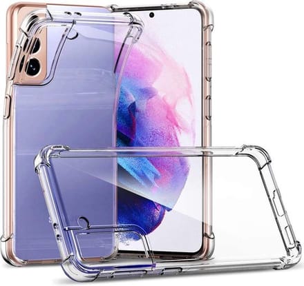 Samsung Galaxy A13 5G/A04S Hoesje - Transparant - Opstaande hoeken