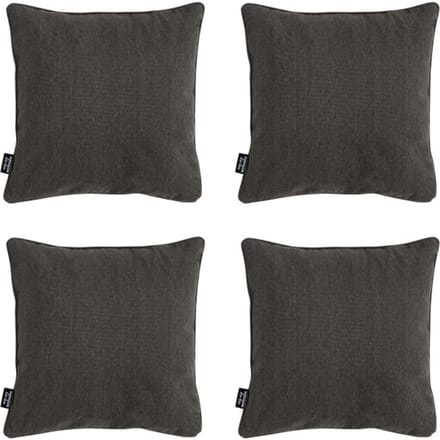 Madison - Sierkussen Dark grey canvas eco+ - Ca. 50x50 cm - Set van 4