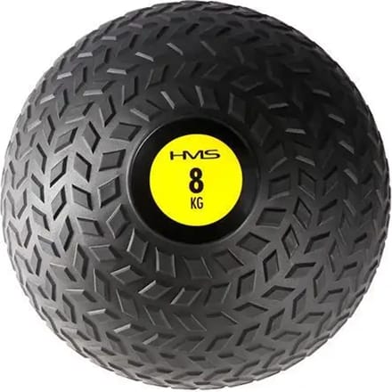 HMS PST-Serie - Slam Ball - 8 kg - Zwart Geel - Waterdicht