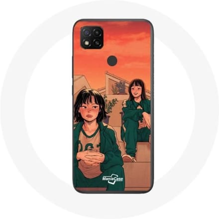 Coque Xiaomi Redmi 9C Squid Game Kang Sae Byeok Numéro 067 Et Ji Yeong Numéro 240