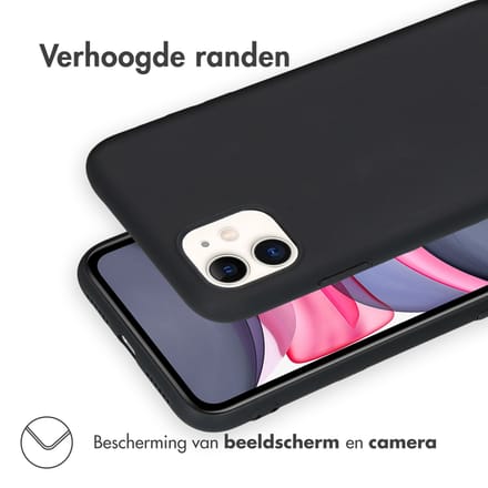 imoshion Hoesje - Geschikt voor Apple iPhone 11 - Color Backcover - Zwart