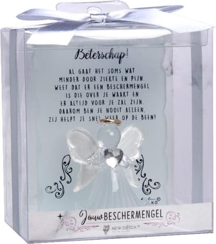 Beschermengel met strik - Beterschap