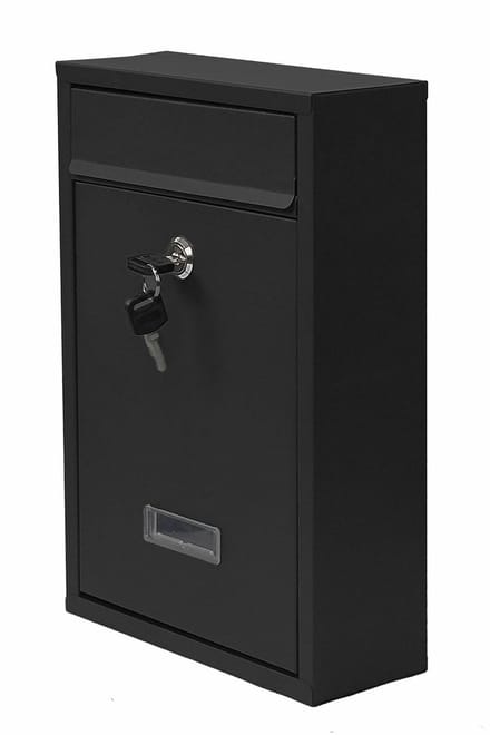Awtools AW75031 - Brievenbus - Metaal - Zwart - Met Sleutel