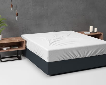 Sleeptime Flanel Hoeslaken Basic - 140x200 - Wit