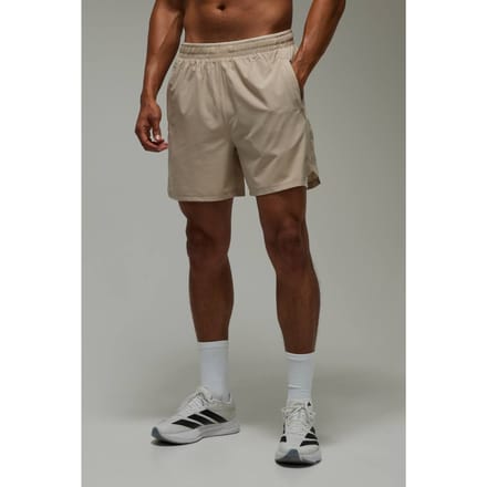 Geperforeerde 2-in-1 Hardloopshort Common Pace | Taupe | Size Small