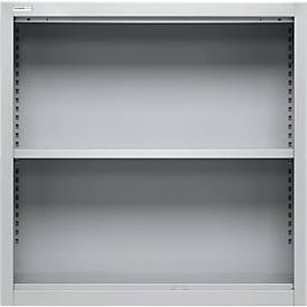 Schäfer Shop Select bovenschap MS, 2 OH, B 800 x D 400 x H 800 mm, plaatstaal, aluminium wit