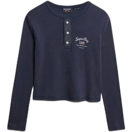 Superdry - Athletic Essentials Overhemd met Lange Mouwen - Dames - Lange mouwen shirts