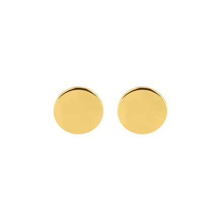 Goud Plated Oorknopjes 7MM