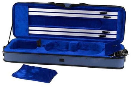 Leonardo OVC40BUBU Elementary Series vioolkoffer rechthoekig 4/4 blauw