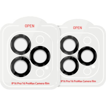 BlueBuilt Apple iPhone 16 Pro/16 Pro Max Camera Lens Protector Aluminium Duo Pack