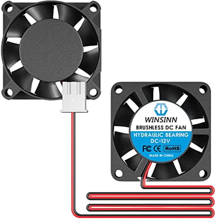 Mini 25mm Ventilator 12V Hydraulisch Lager Borstelloos - Hoge Snelheid (Pack van 4)