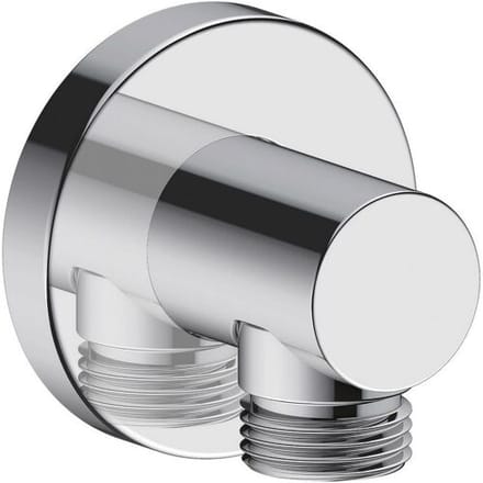 Duravit wall connection elbow with round rosette UV0630008010