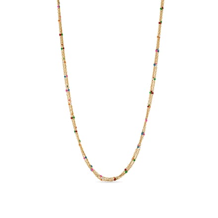 Ketting Luxenter Yao afgewerkt in 18k geel goud