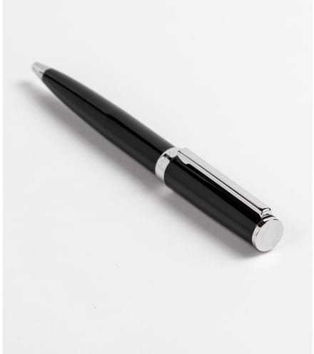 Hugo Boss - HSN2544A - Balpen - zwart/zilver - Gear Icon