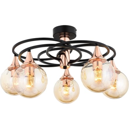 Plafondlamp Darnall 5-lichts | Lumos