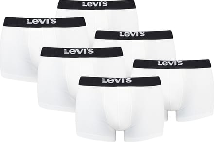 BOXERS 6-pack Levi's Solid Basic herenboxershorts, gemaakt van biologisch katoen