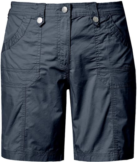 Ulla Popken - Dames - Cargo-bermuda comfortabele tailleband 4-pocket model - Marine - Maat 48