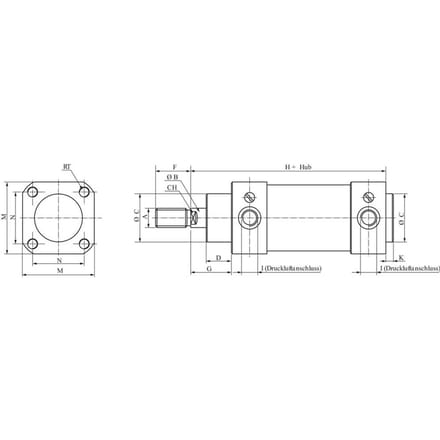 Reparatieset voor 40 mm EMC ISO 15552 Cilinders - P28MB