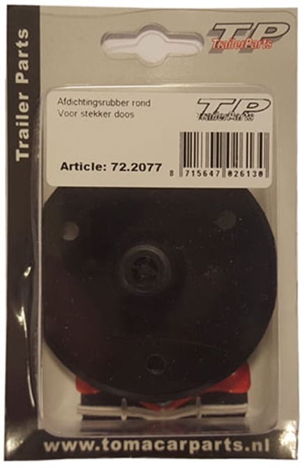 Afdichtingsrubber voor stekkerdoos rond