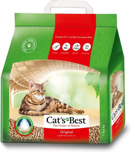 Cat's Best Original - Kattenbakvulling - 5l - Biologisch Afbreekbaar - Lichtgewicht