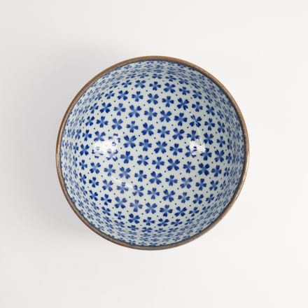 Tokyo Design Studio - Mixed Bowls - Blauw/Wit - 12.7x7.5cm - 500ml