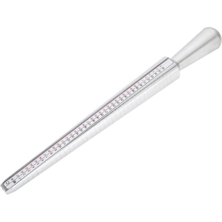 Vinger UK Ringmaat Stok Maatbepaling Meetstok Sieraden Maat Meetinstrument (Ringsizer) white