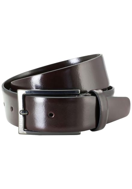 LINDENMANN leren heren riem - bordeaux