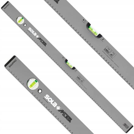 SOLA Baupro Aluminium Waterpas 100cm - Precies 0,5 mm/m