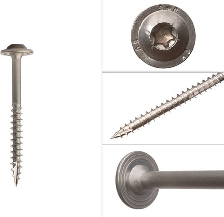 Wovar Tellerkopschroeven RVS A2 6.0 x 60 mm Torx | Doos 100 Stuks
