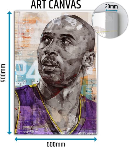 Kobe Bryant 01 canvas 60x90 cm