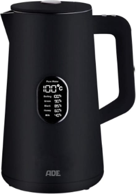 Ade Waterkoker 1,5l - zwart 1500 - 1800W