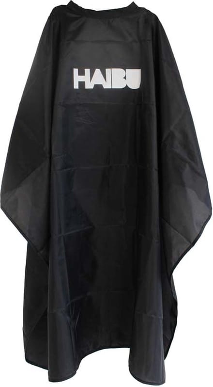 Haibu Essentials Kapmantel met Haaksluiting - Zwart - Unisex