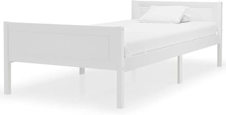 Houten Bedframe - Massief Hout - Slaapkamer Inrichten - Robuuste Constructie - 200 cm Lengte - Natuurlijk