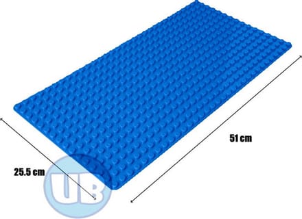 Uniblocks Bouwplaat 51x25,5 cm BLAUW 1 stuk