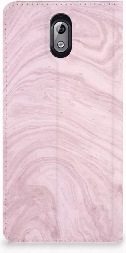 Nokia 3.1 (2018) Standcase Marble Pink - Origineel Cadeau Vriendin