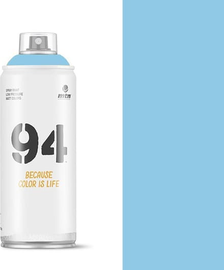 MTN94 Hydra Blauwe spuitverf - 400ml lage druk en matte afwerking
