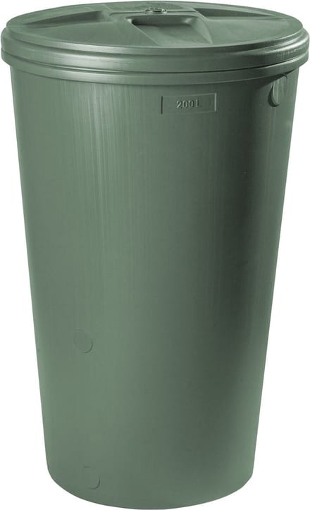 Regenton Kraan Deksel - Groen - 200 Liter.
