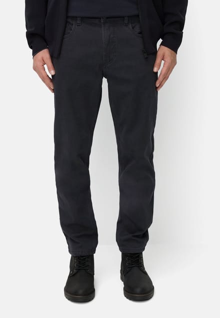 camel active Regular Fit 5-pocket thermobroek - Maat menswear-35/32 - Marineblauw