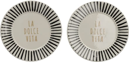 JENS Living La Dolce Vita Bordjes Zwart /2